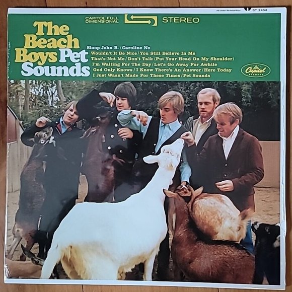 The Beach Boys Pet Sounds LP ~ Numb/Ltd Ed Colored Vinyl ~ New/Sealed! - Picture 2 of 3